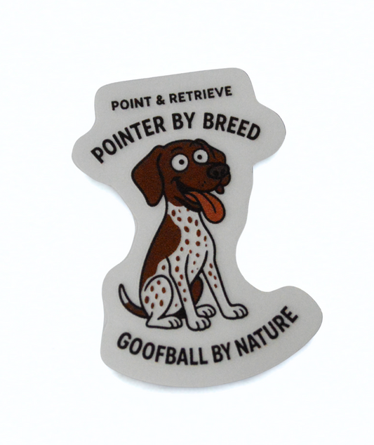 Goofball Clear Vinyl Die-Cut Sticker